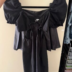 Black Off-Shoulder Dress